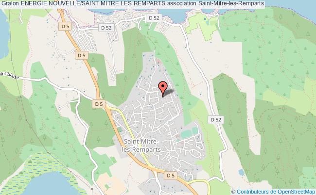 plan association Energie Nouvelle/saint Mitre Les Remparts Saint-Mitre-les-Remparts