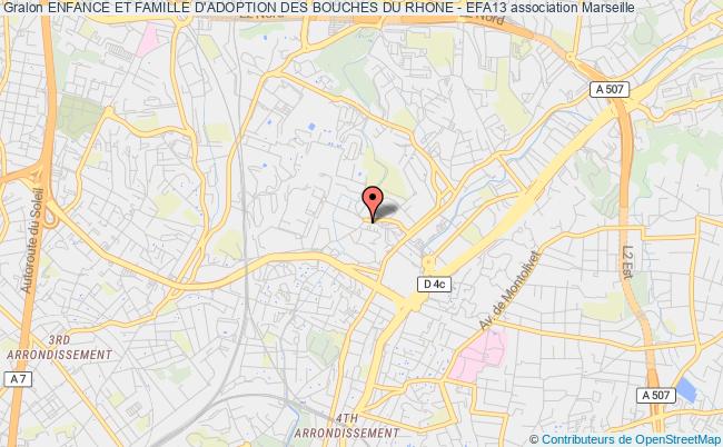 plan association Enfance Et Famille D'adoption Des Bouches Du Rhone - Efa13 Marseille