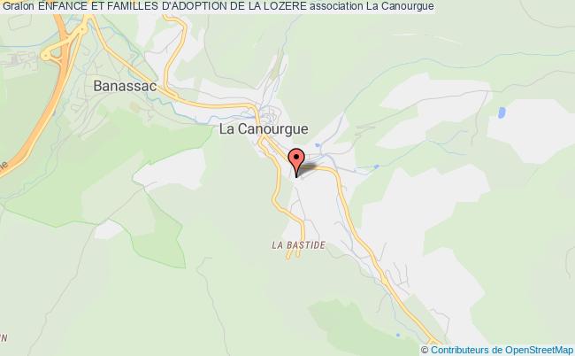 plan association Enfance Et Familles D'adoption De La Lozere La Canourgue