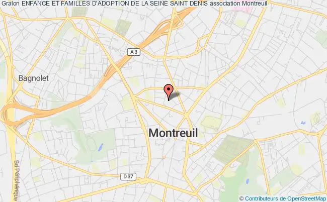 plan association Enfance Et Familles D'adoption De La Seine Saint Denis Montreuil