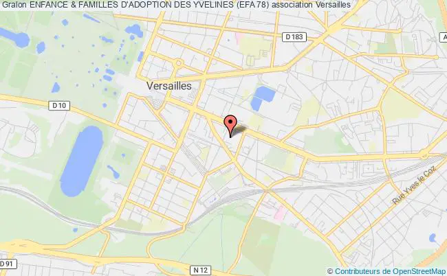 plan association Enfance & Familles D'adoption Des Yvelines (efa 78) Versailles