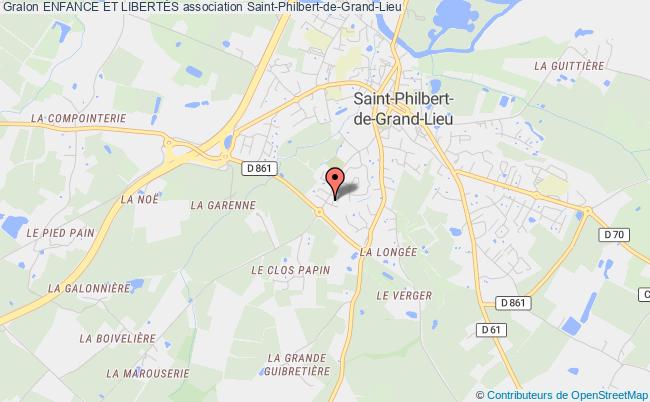 plan association Enfance Et LibertÉs Saint-Philbert-de-Grand-Lieu