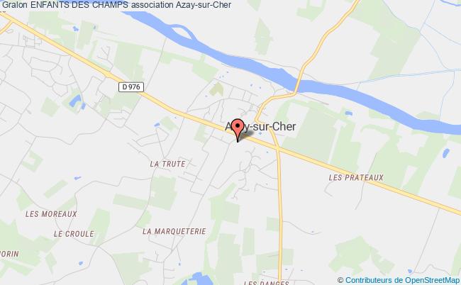 plan association Enfants Des Champs Azay-sur-Cher