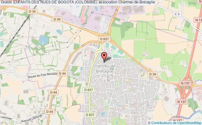plan association Enfants Des Rues De Bogota (colombie) Chartres-de-Bretagne