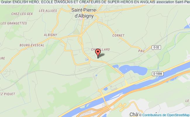 plan association English Hero, Ecole D'anglais Et Createurs De Super-heros En Anglais Saint-Pierre-d'Albigny