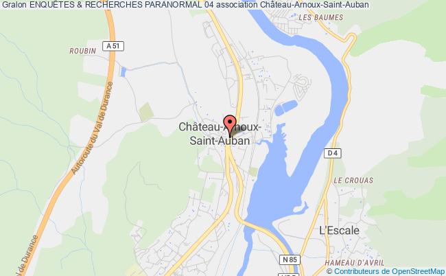 plan association EnquÊtes & Recherches Paranormal 04 Château-Arnoux-Saint-Auban