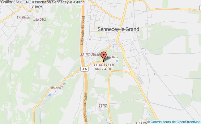 plan association Enscene Sennecey-le-Grand