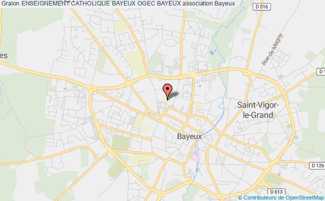 plan association Enseignement Catholique Bayeux Ogec Bayeux Bayeux