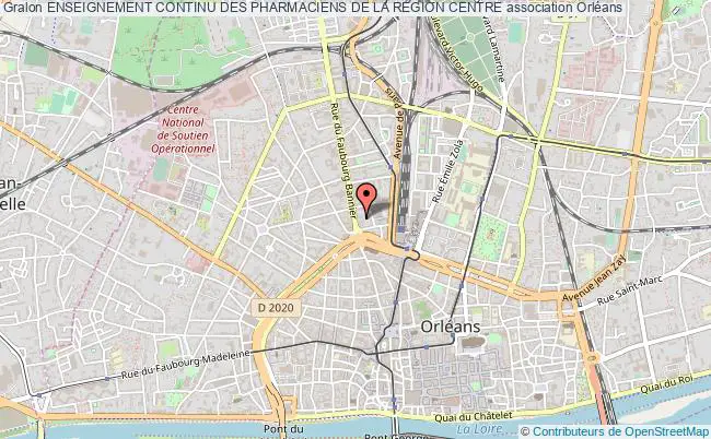 plan association Enseignement Continu Des Pharmaciens De La Region Centre Orléans