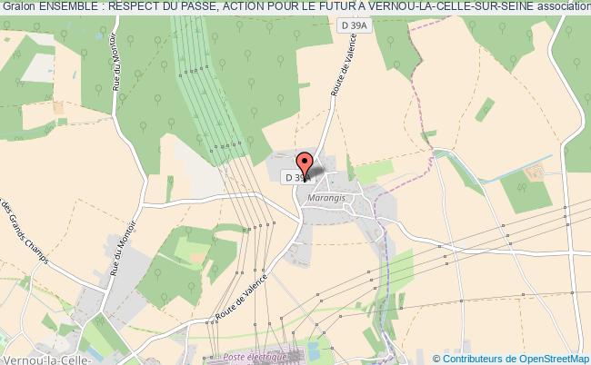 plan association Ensemble : Respect Du Passe, Action Pour Le Futur A Vernou-la-celle-sur-seine Vernou-la-Celle-sur-Seine