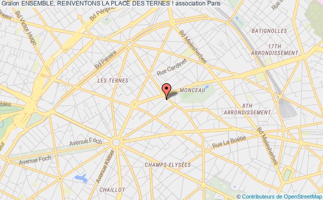 plan association Ensemble, Reinventons La Place Des Ternes ! Paris