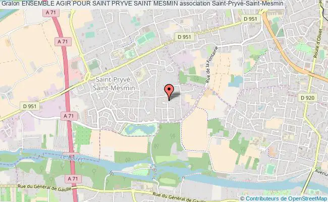 plan association Ensemble Agir Pour Saint Pryve Saint Mesmin Saint-Pryvé-Saint-Mesmin