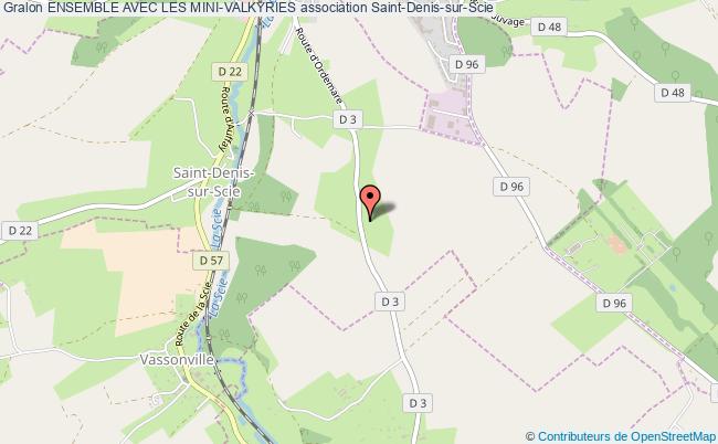 plan association Ensemble Avec Les Mini-valkyries Saint-Denis-sur-Scie