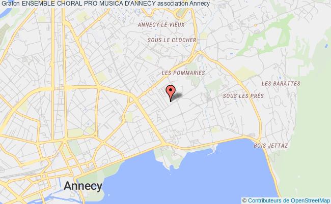 plan association Ensemble Choral Pro Musica D'annecy Annecy