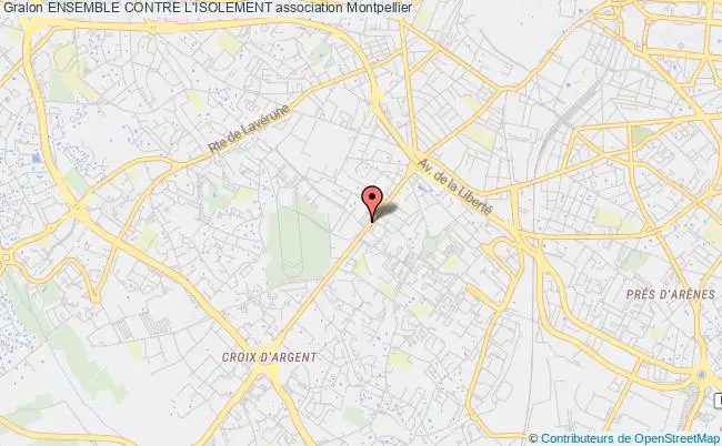 plan association Ensemble Contre L'isolement Montpellier