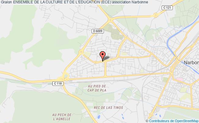 plan association Ensemble De La Culture Et De L'education (ece) Narbonne