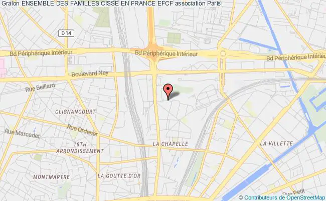 plan association Ensemble Des Familles Cisse En France Efcf Paris