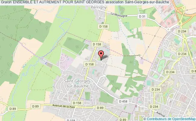 plan association Ensemble Et Autrement Pour Saint Georges Saint-Georges-sur-Baulche