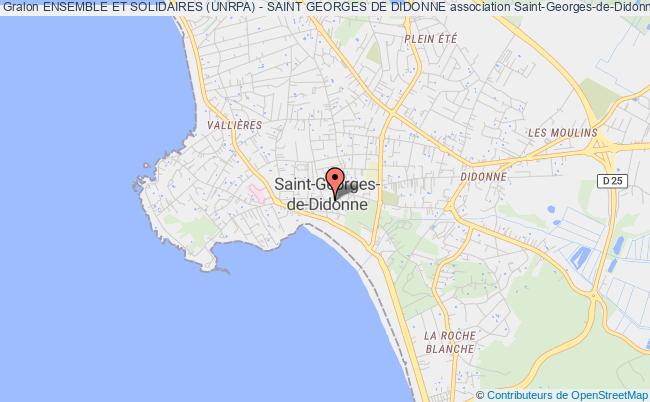 plan association Ensemble Et Solidaires (unrpa) - Saint Georges De Didonne Saint-Georges-de-Didonne