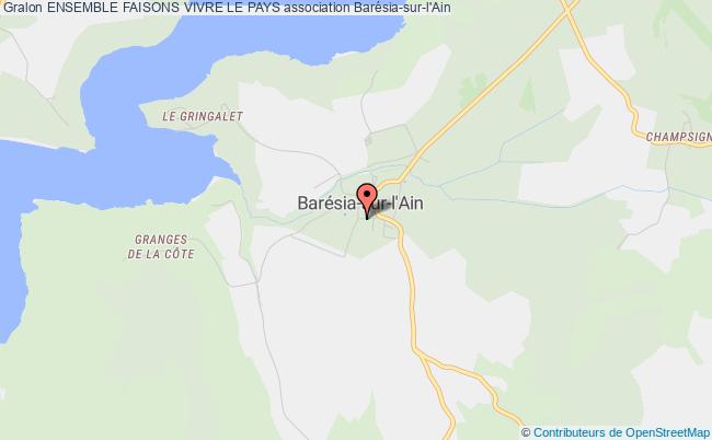 plan association Ensemble Faisons Vivre Le Pays Barésia-sur-l'Ain