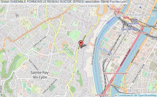 plan association Ensemble Formons Le Reseau Suicide (efres) Sainte-Foy-lès-Lyon
