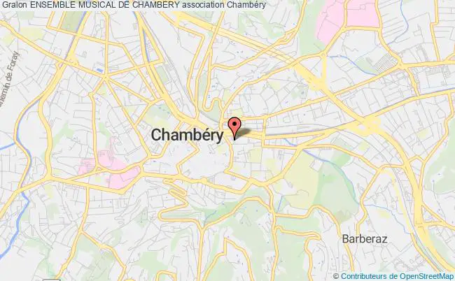 plan association Ensemble Musical De Chambery Chambéry