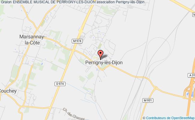 plan association Ensemble Musical De Perrigny-les-dijon Perrigny-lès-Dijon