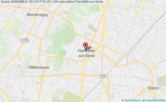 plan association Ensemble On Voit Plus Loin Pierrefitte-sur-Seine