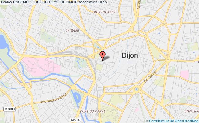 plan association Ensemble Orchestral De Dijon Dijon