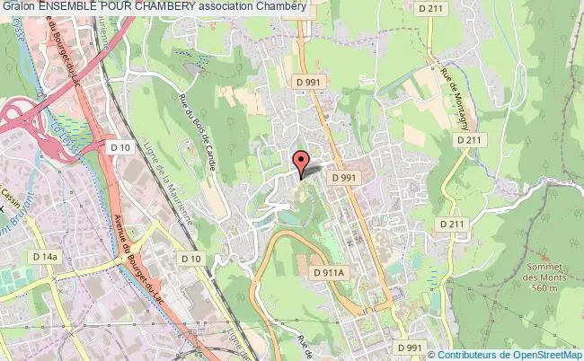 plan association Ensemble Pour Chambery Chambéry