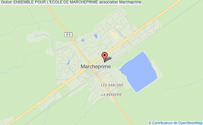 plan association Ensemble Pour L'ecole De Marcheprime Marcheprime