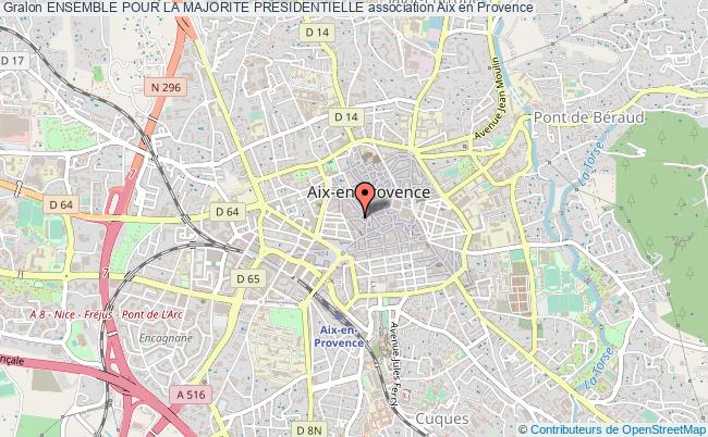 plan association Ensemble Pour La Majorite Presidentielle Aix-en-Provence