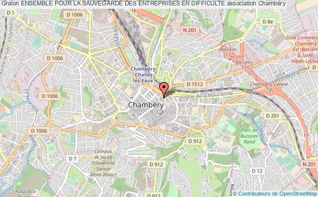 plan association Ensemble Pour La Sauvegarde Des Entreprises En Difficulte Chambéry