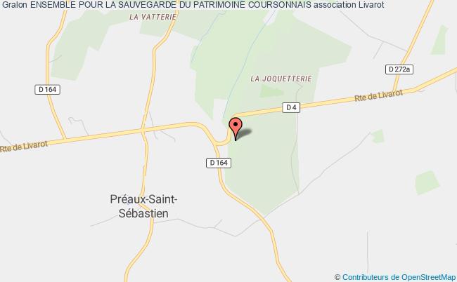 plan association Ensemble Pour La Sauvegarde Du Patrimoine Coursonnais Notre-Dame-de-Courson