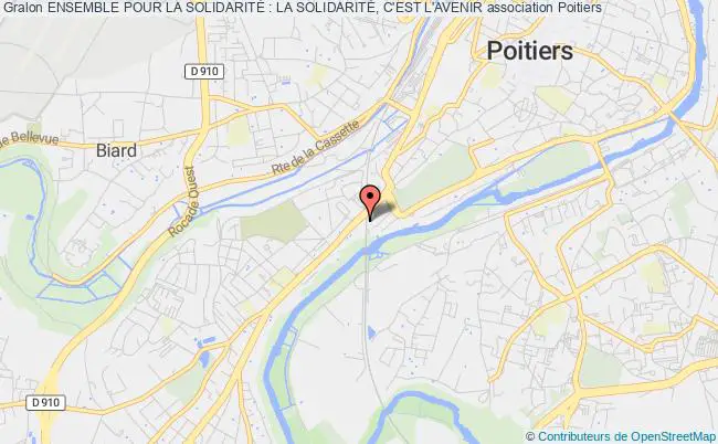 plan association Ensemble Pour La SolidaritÉ : La SolidaritÉ, C'est L'avenir Poitiers