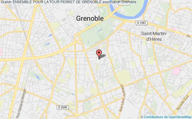 plan association Ensemble Pour La Tour Perret De Grenoble Grenoble