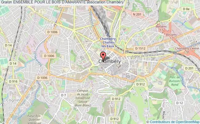 plan association Ensemble Pour Le Bois D'amarante Chambéry