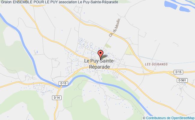 plan association Ensemble Pour Le Puy Puy-Sainte-Réparade