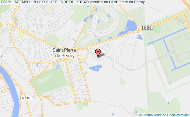 plan association Ensemble Pour Saint Pierre Du Perray Saint-Pierre-du-Perray