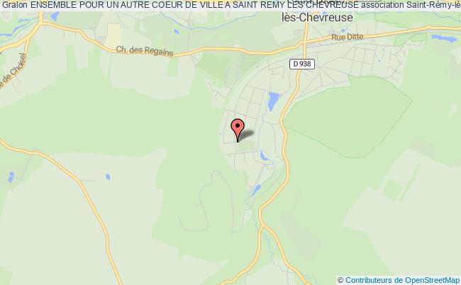 plan association Ensemble Pour Un Autre Coeur De Ville A Saint Remy Les Chevreuse Saint-Rémy-lès-Chevreuse