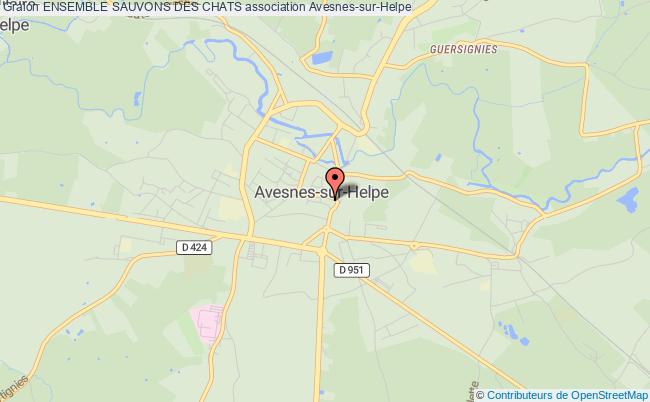 plan association Ensemble Sauvons Des Chats Avesnes-sur-Helpe