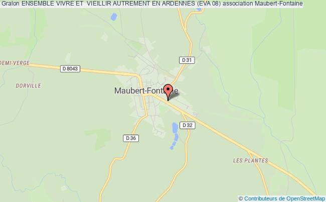 plan association Ensemble Vivre Et  Vieillir Autrement En Ardennes (eva 08) Maubert-Fontaine
