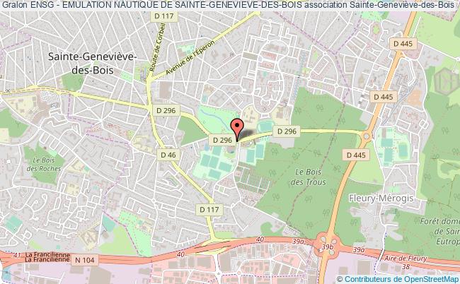 plan association Ensg - Emulation Nautique De Sainte-genevieve-des-bois Sainte-Geneviève-des-Bois