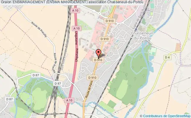 plan association Ensmanagement (ensma Management) Chasseneuil-du-Poitou
