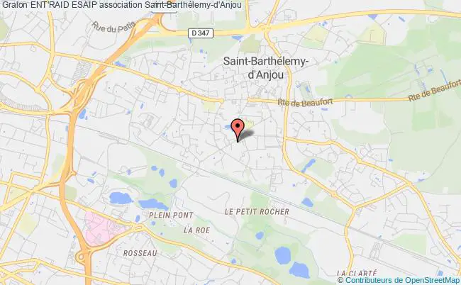 plan association Ent'raid Esaip Saint-Barthélemy-d'Anjou