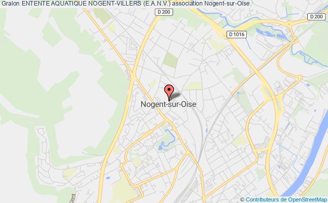 plan association Entente Aquatique Nogent-villers (e.a.n.v.) Nogent-sur-Oise