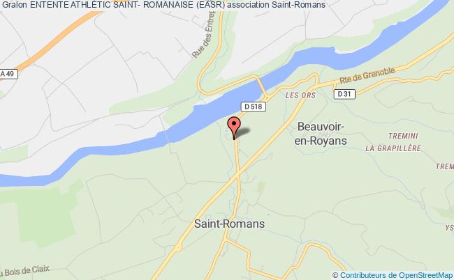 plan association Entente AthlÉtic Saint- Romanaise (easr) Saint-Romans