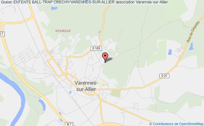 plan association Entente Ball-trap Crechy/varennes-sur-allier Varennes-sur-Allier
