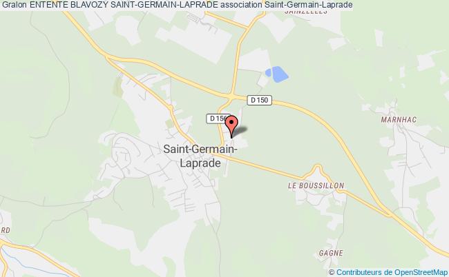 plan association Entente Blavozy Saint-germain-laprade Saint-Germain-Laprade