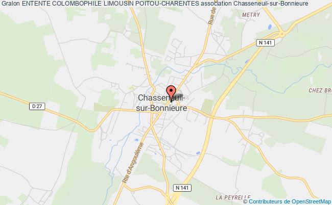 plan association Entente Colombophile Limousin Poitou-charentes Chasseneuil-sur-Bonnieure